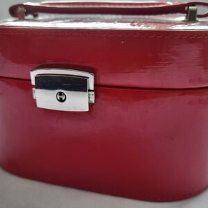 Classic Red Patent Leather Women's Handbag